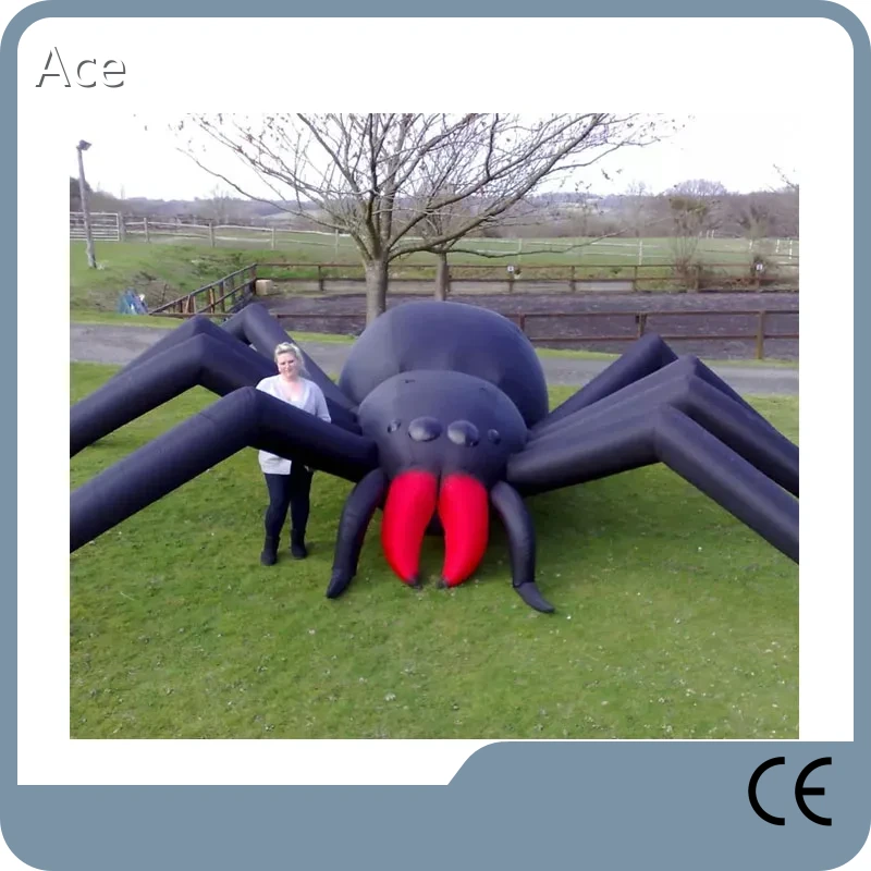 Outdoor Decorative Giant Customized Novel Inflatable Spider For Halloween Decoration 1