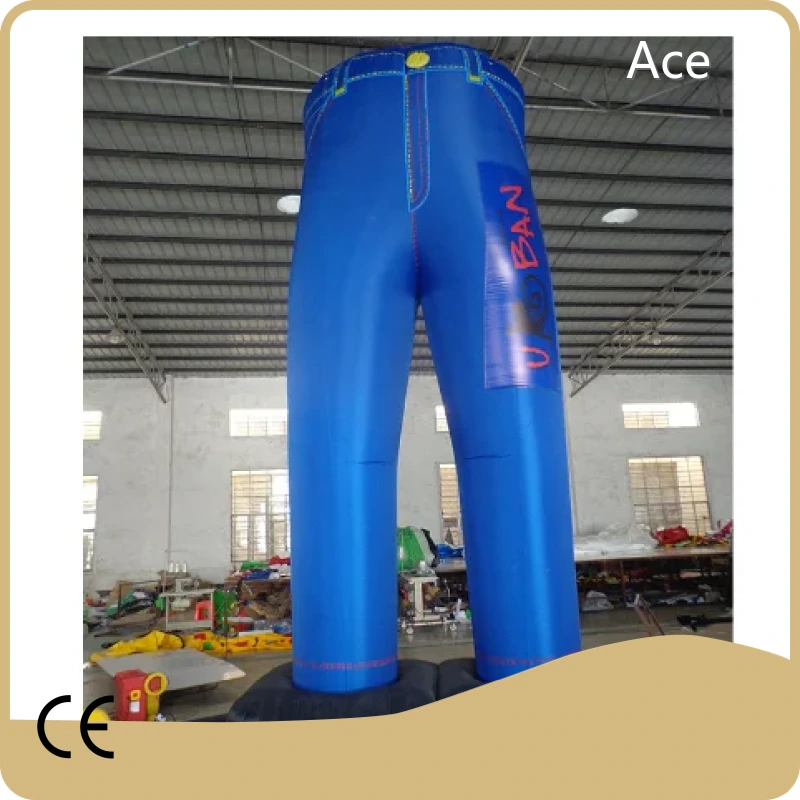 Clothes Shop Advertising 4 Meters Tall Latex Inflatable Pvc Pants For Sale 1