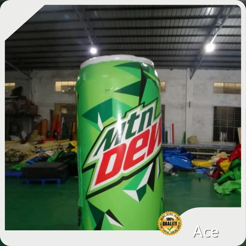 Factory Price Outdoor Advertising Inflatables Water Beer Bottle Balloon Inflatable Can 1