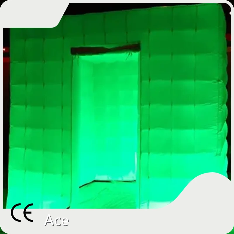 Led Lighting Mobile Night Club Tent Inflatable Cube Tent For Party 1