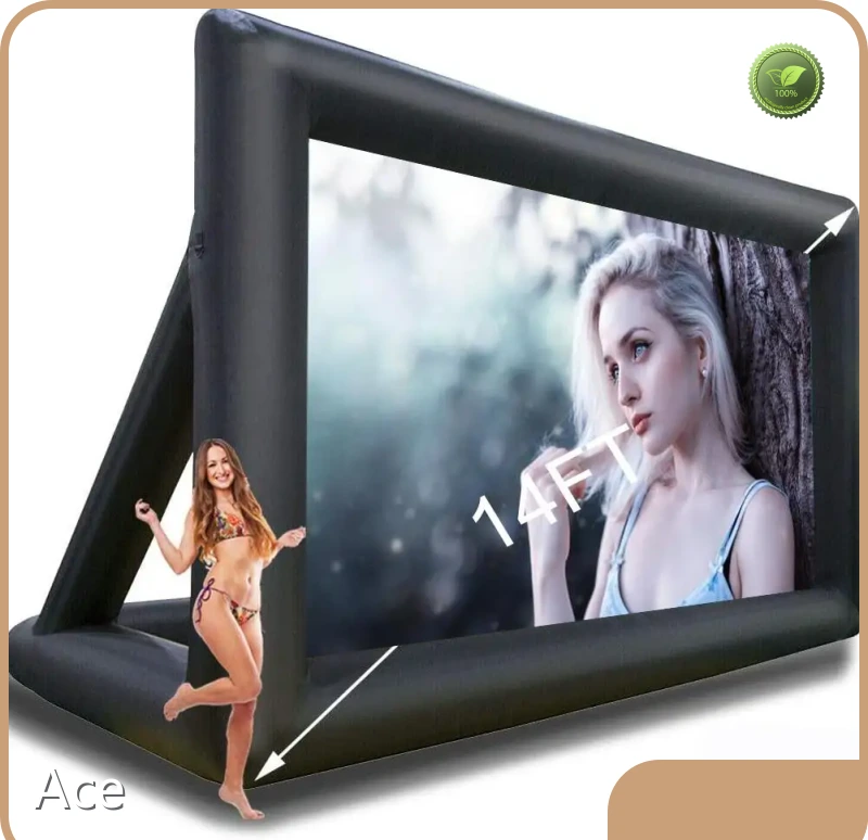 Best Outdoor Home Backyard Theatre Cinema Giant Inflatable Projector Movie Screen For Party Event 1