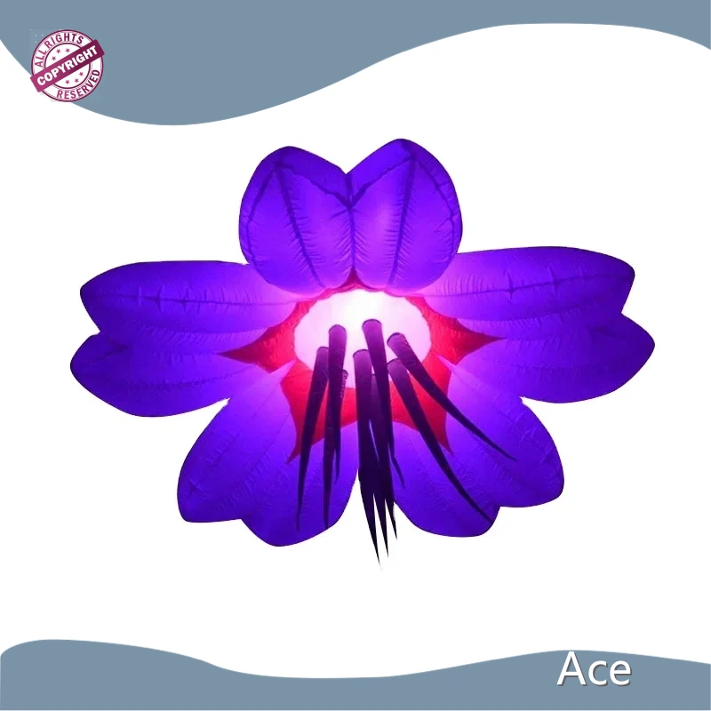 Colorful Party Decoration Led Inflatable Lighting Flowers For Wedding 1