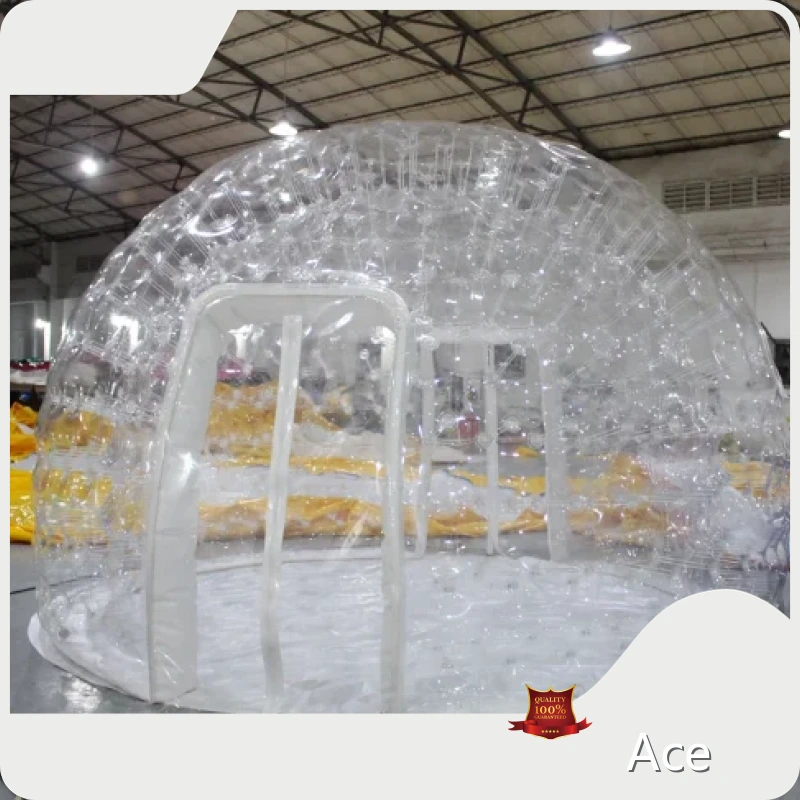 Airtight Inflatable Dome Sealed Clear Inflatable Igloo Transparent Tent For Christmas Decorations 1