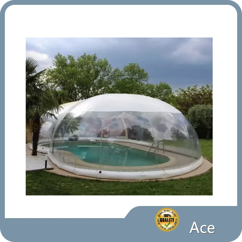 Customized Pool Cover Transparent Air Inflatable Swimming Pool Dome 1
