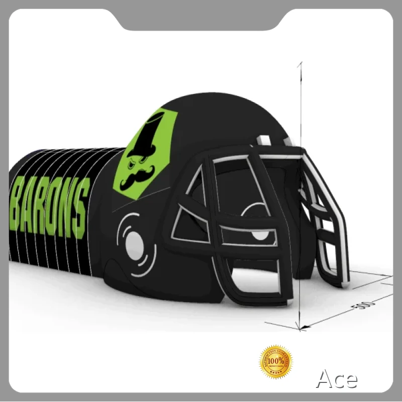 Custom Made High School Sport Teams Inflatable Helmet Tunnel,Inflatable Tunnel Entrance,Inflatable Football Tunnel 1