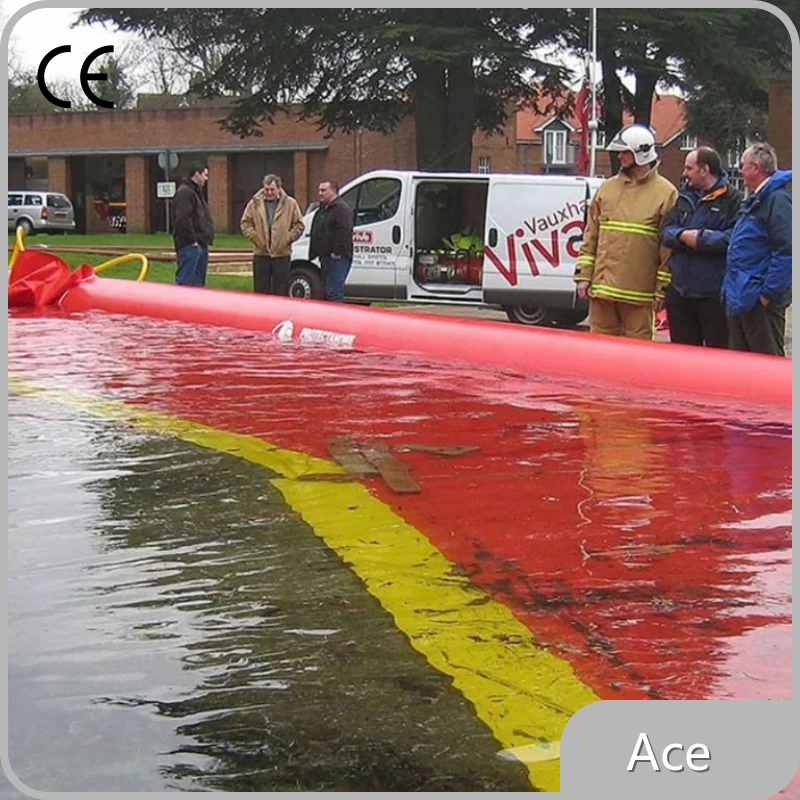 Portable Inflatable Tube Dam Barrier Water Filled Flood Water Wall For Sale 1