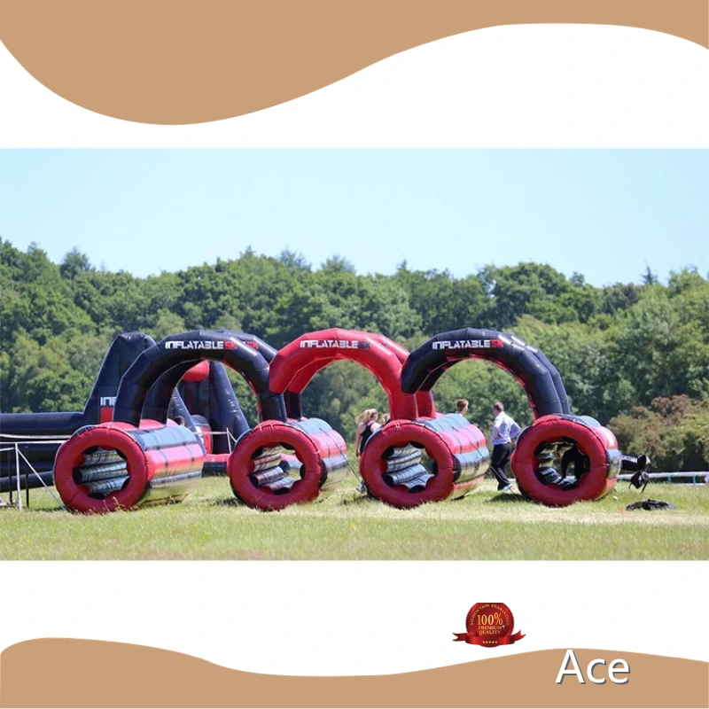 Factory Customized Giant 5k Obstacle Course Inflatable For Sale 1