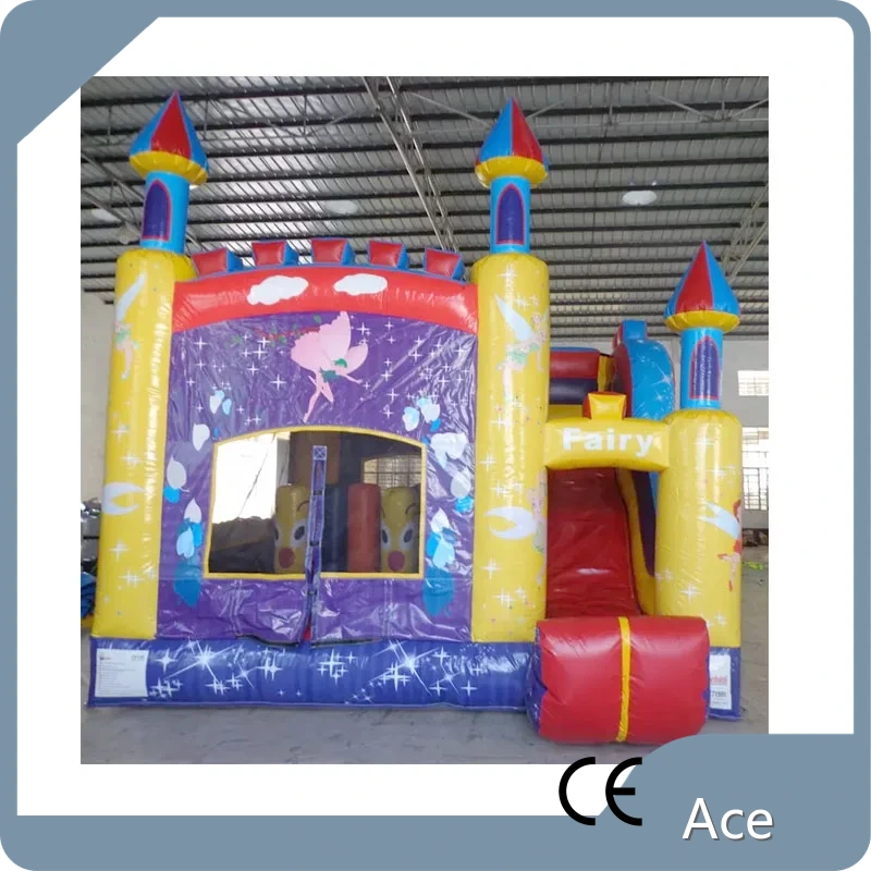 High Quality Magic Inflatable Bouncy Castle Inflatable Pink Jumping Castle For Kids 1