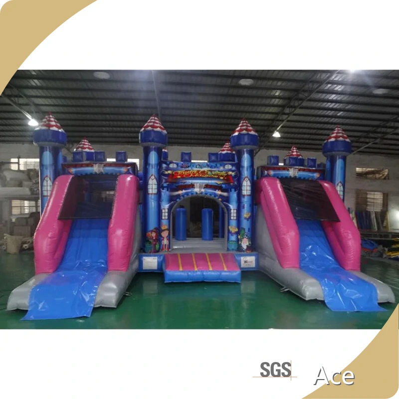 Customized Commercial Big Magic Inflatable Bouncy Castle Combo For Sale 1
