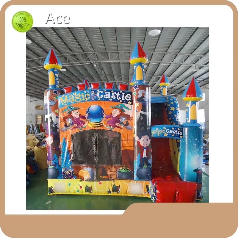 Outdoor Magic Halloween Inflatable Jumping Castle Combo For Sale 1