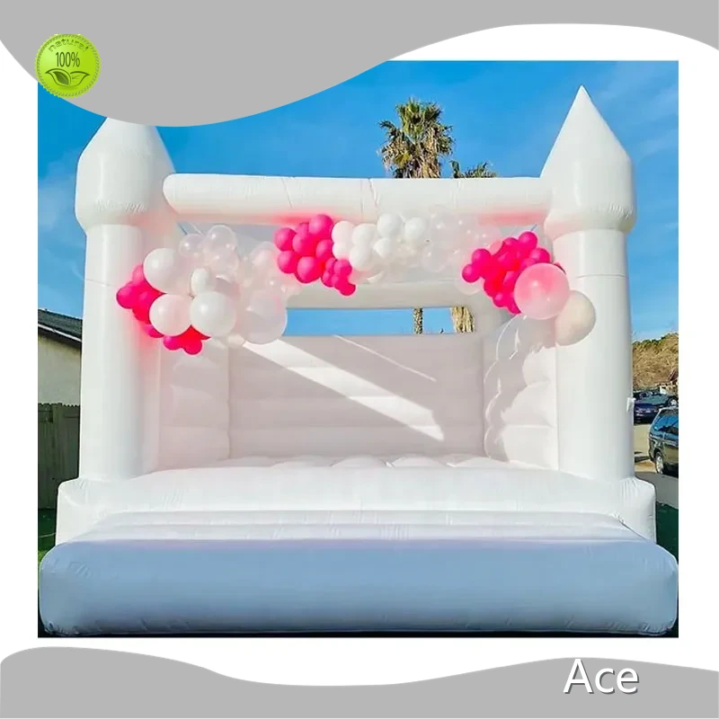 Popular Bouncer Inflatable Wedding Bouncy Castle White Bounce House For Sale 1