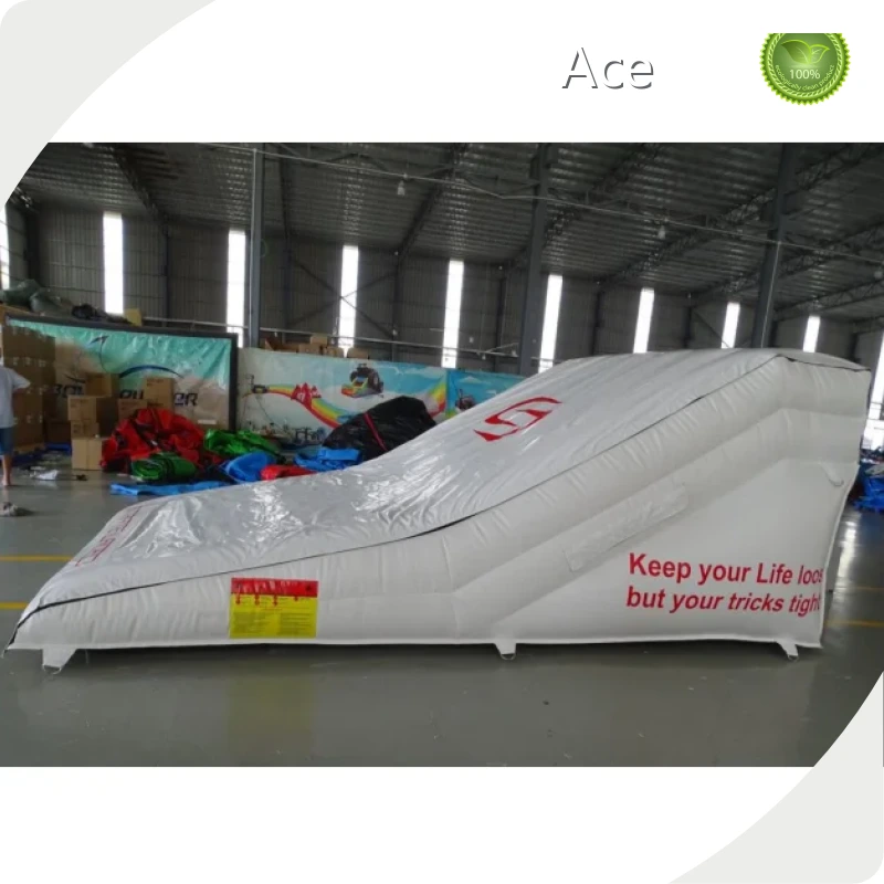 Custom Size Mountain Bike Airbag Ramp,Inflatable Mtb Landing Airbag,Sloped Jump Air Bag Mat For Bmx Landing 1