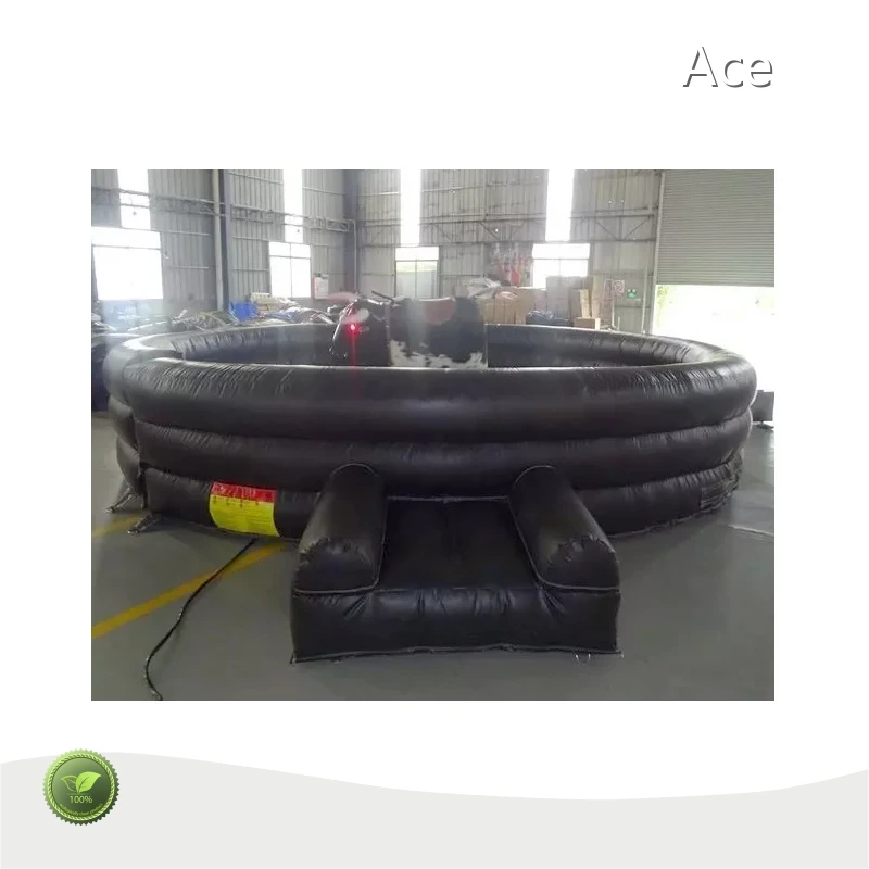 Commercial Outdoor Kids Adult Mechanical Inflatable Bull Rodeo Ride Game Inflatable Bull Riding Machine 1