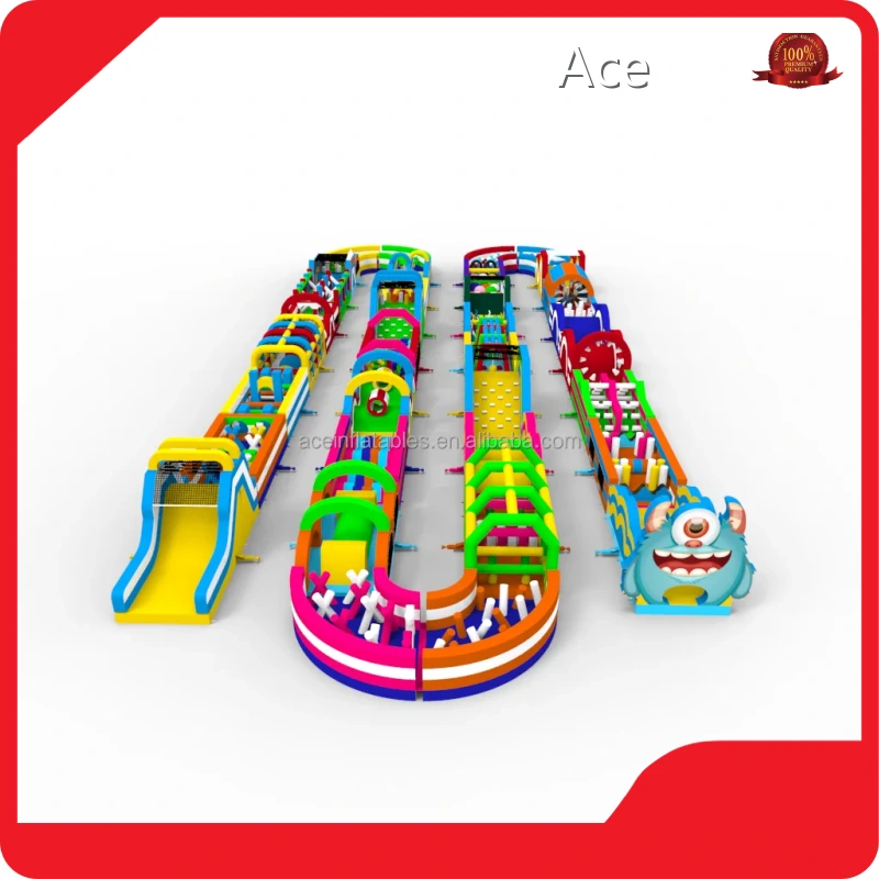 Outdoor Inflatable Giant Adult Sport Games 5k Race Obstacle Course Inflatable For Sale 1