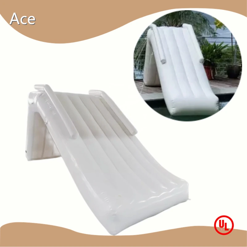 Pvc Air Tight Inflatable Dock Sea Lake Floating Yacht Pontoon Inflatable Mini Water Pool Slide 1