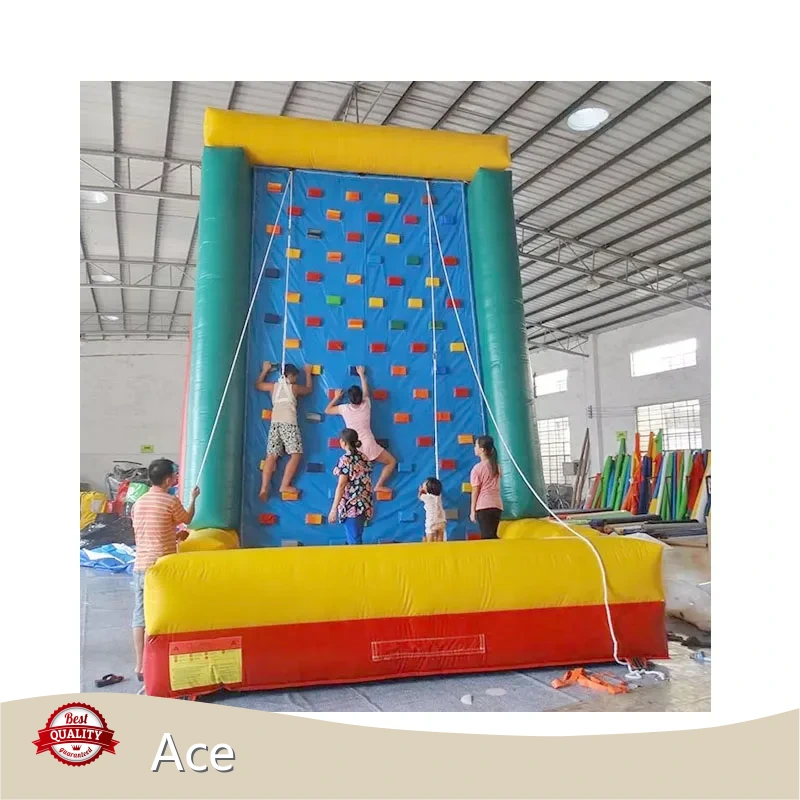 China Factory Manufacture Inflatable Outdoor Toys Rock Wall Climbing Mountain For Kids On Sales 1