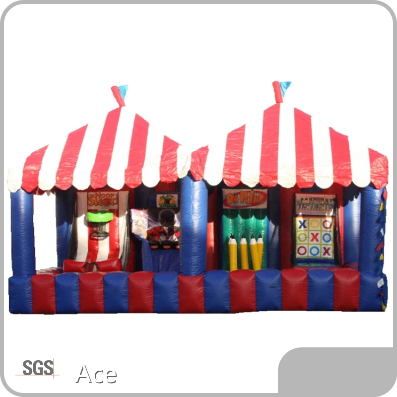 4 In 1 Factory Inflatable Carnival Games Booth For Sale 1