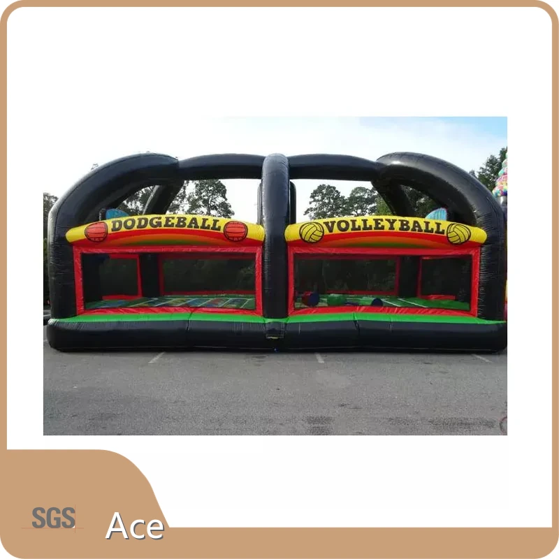 Inflatable Multi Sport Arena Bounce House All In One Sports Arena Games For Party 1