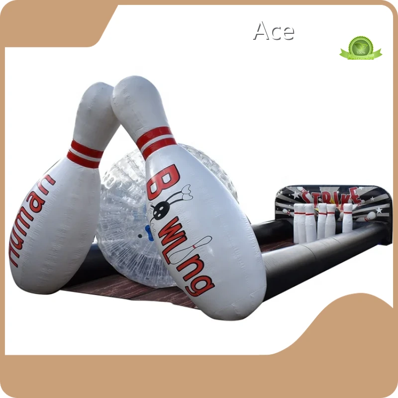 Outdoor Sport Game Inflatable Bowling Game Inflatable Human Zorb Bowling Pins For Sale 1