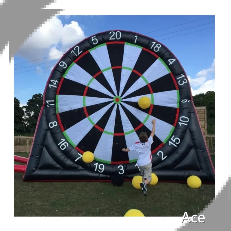 High Quality Customized Soccer Shoot Giant Inflatable Dart Board For Sale 1