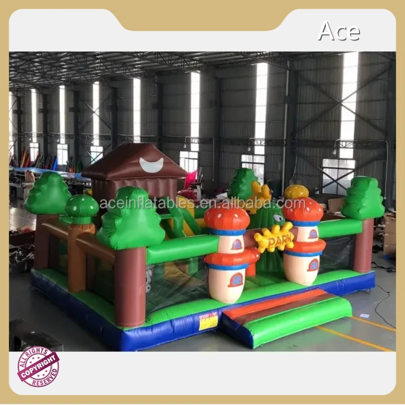 Commercial Giant Amusement Inflatable Farm Theme Park For Sale 1