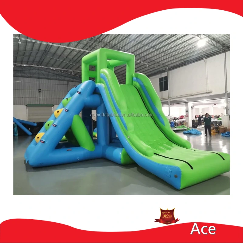 Water Play Equipment Aqua Park Sea Ocean Lake Float Toy Large Climbing Wall Inflatable Water Tower Floating Water Slide 1