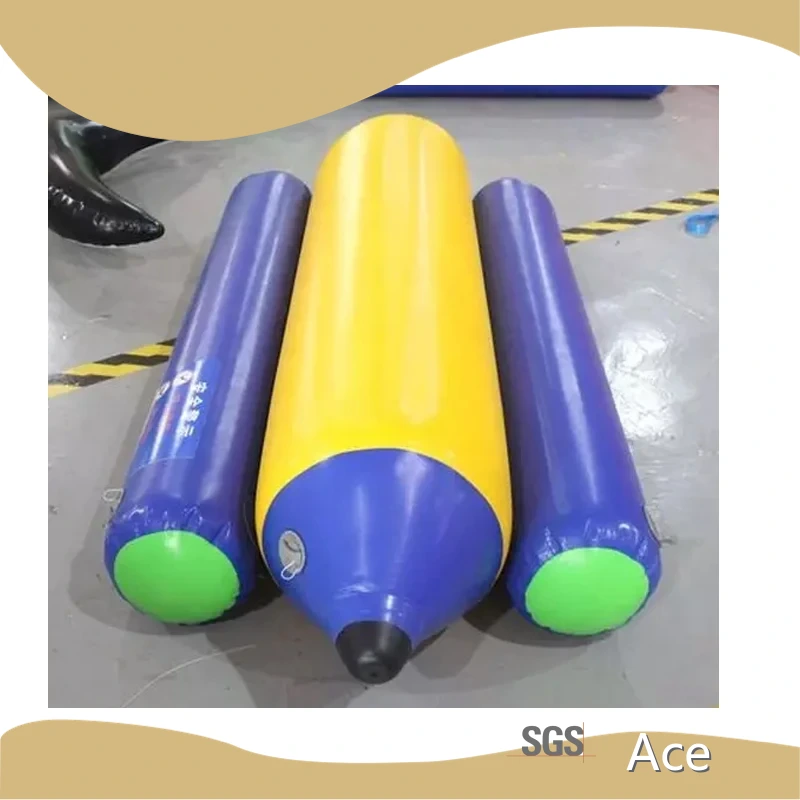 One Person Pvc Tarpaulin Inflatable Water Games For Water Park Inflatable Banana Boat 1