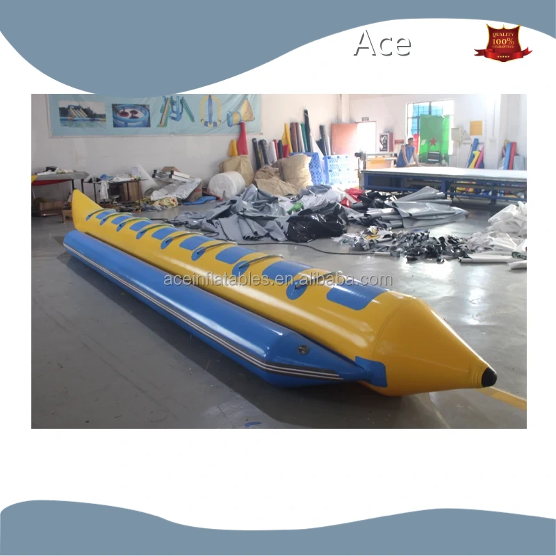 Factory Price 8 Seats New Design Inflatable Boat Custom Water Game Pvc Banana Boat 1