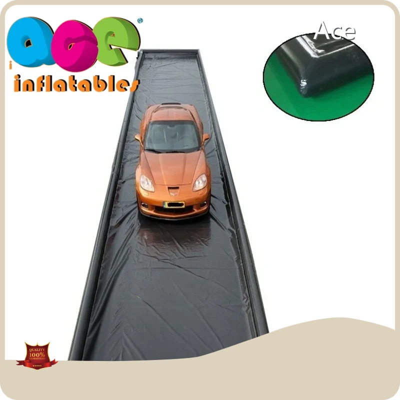 Customized High Quality Portable Pvc Water Ccollection Mat Car Wash Inflatable Car Wash Mat Inflatable Car Wash Mat 1