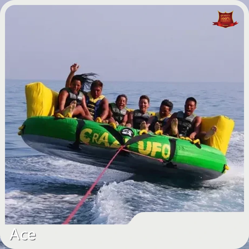 6 Riders Inflatable Towable Bandwagon Boat,Inflatable Ufo Sofa,Inflatable Water Toys 1