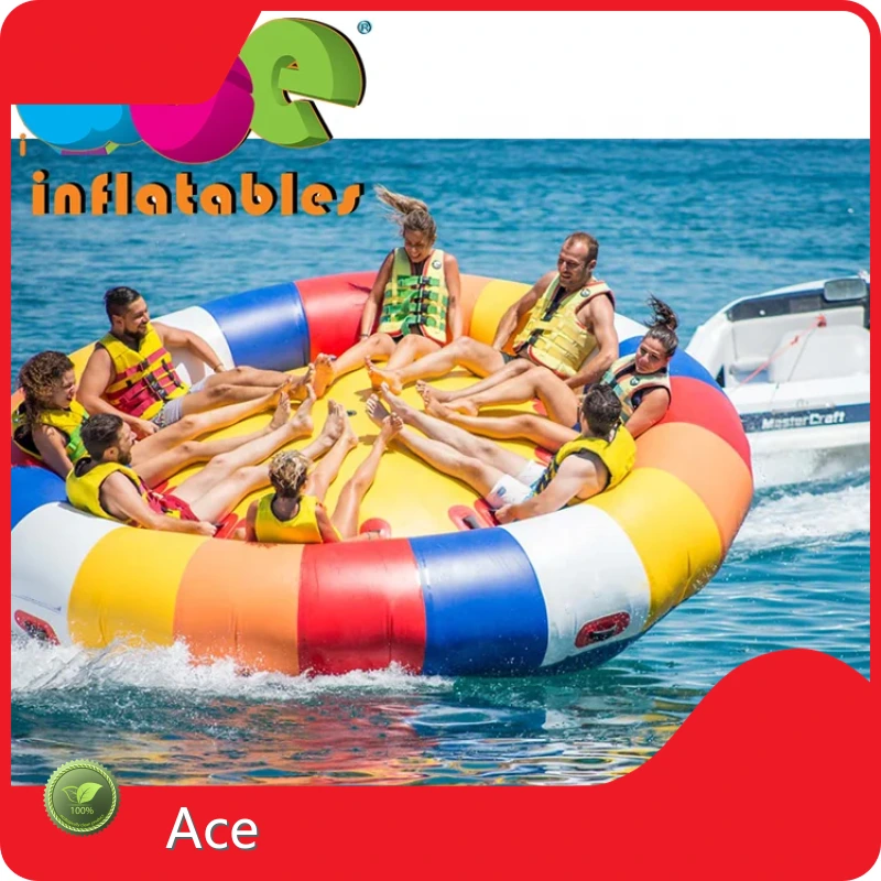 New Design Summer Fun Exciting Water Sport Game Inflatable Spinning Ufo For Sale 1