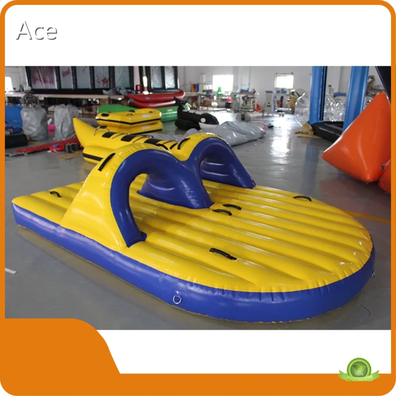 Inflatable Towable Bandwagon Boat Water Sport Toy For 4 Persons 1