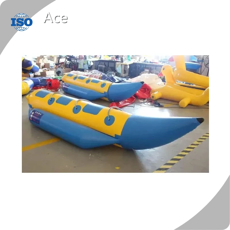 China Pvc Tarpaulin Inflatable Water Games Banana Boat For Water Park 1