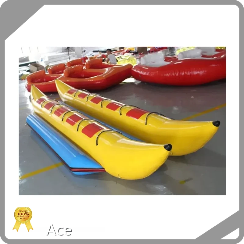 Customized Double Tubes Cheap Inflatable Banana Boat Pvc Inflatable Boat Fabric 1