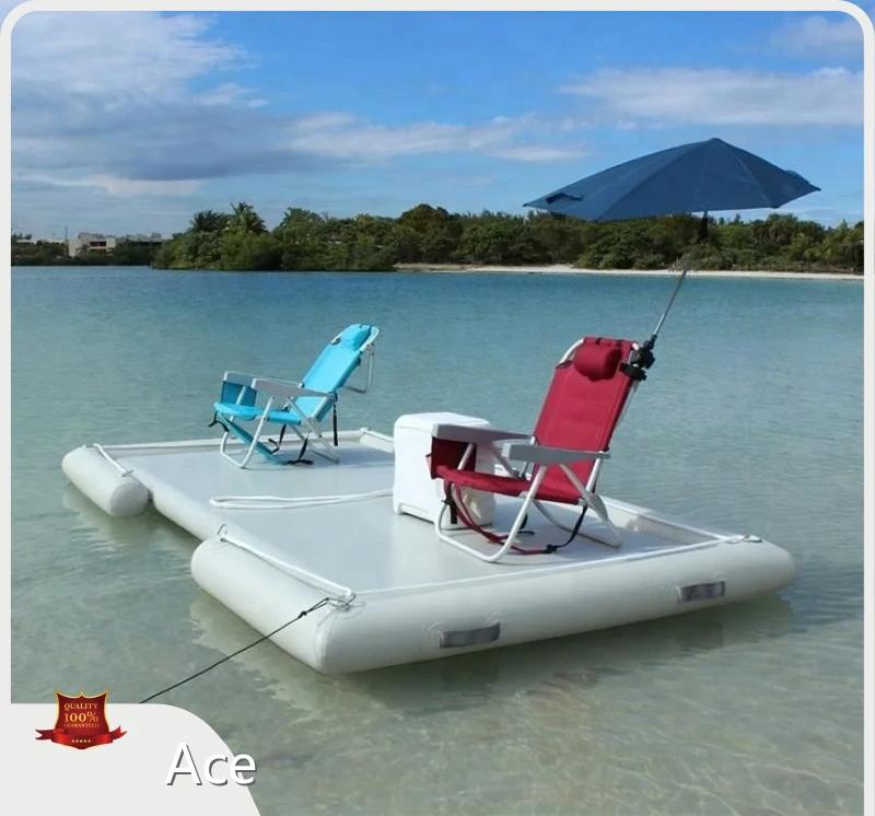 High Quality Inflatable Float Island Water Mat Floating 1