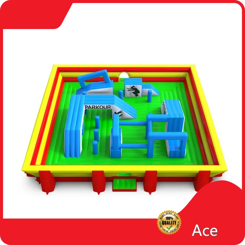 New Design Inflatable World Chase Tag Battle Obstacles Course Adults 1