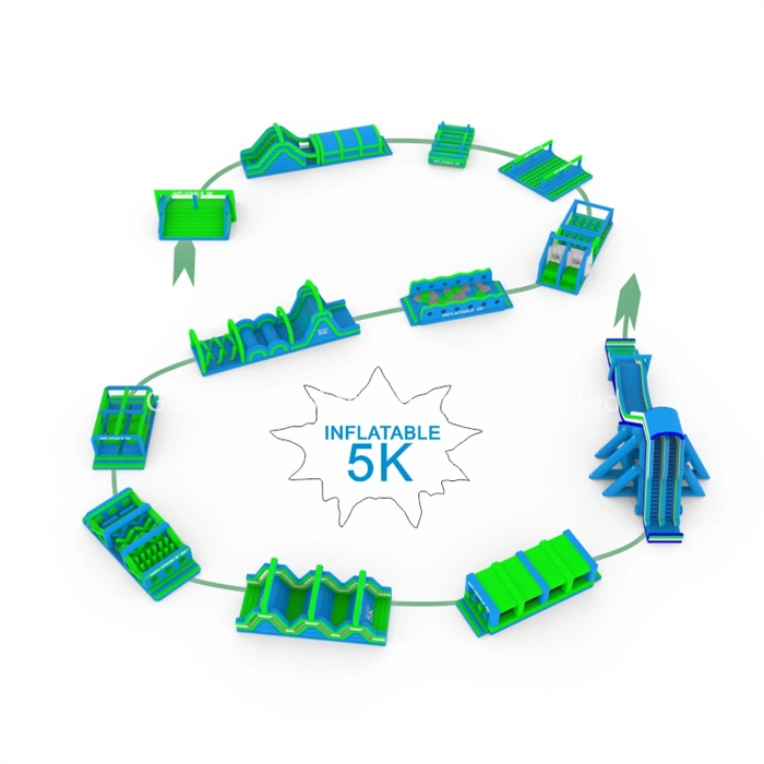 New Design Outdoor Giant Adults 5k Run Inflatable Obstacle Course For Sale 1