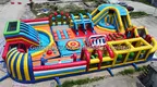 OEM Bounce House Inflatable Water Slide Ace Plato 0.55mm Pvc Tarpaulin 7