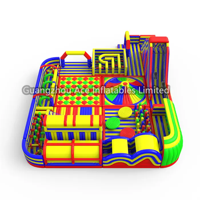 Hot Inflatable Park 23m*17.1m*6.3m Or Customized Ace Brand 3