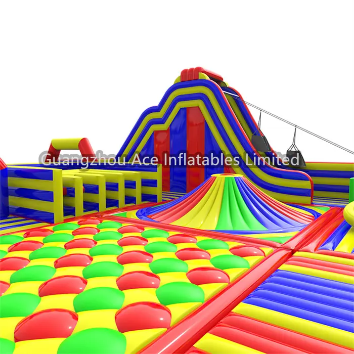 Hot Inflatable Park 23m*17.1m*6.3m Or Customized Ace Brand 6