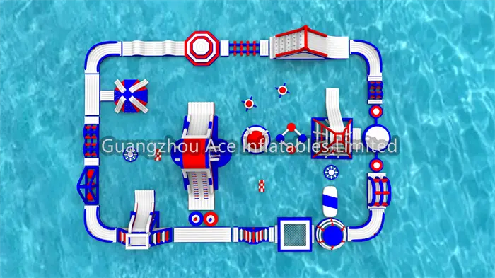 OEM Inflatable World Discount Ace 44*32M/ 144*104FT Or Customized 4
