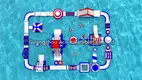 OEM Inflatable World Discount Ace 44*32M/ 144*104FT Or Customized 4
