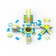 Hot Inflatable Park for Adults 30*27.8*4 .3M /98.4*91. 4*14.3FT Ace Brand 4