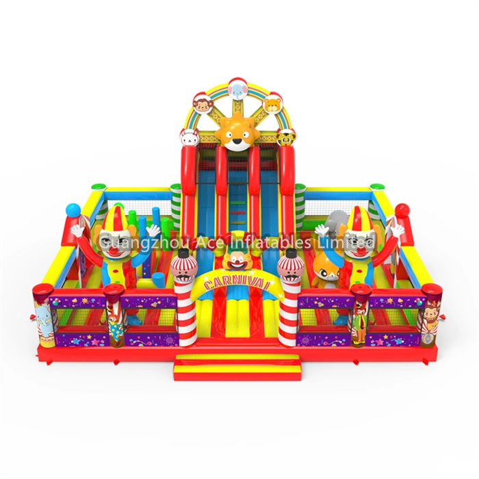 New Design Carnival Inflatable Bouncy Castle Playground Fun City 1