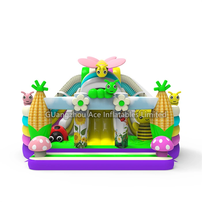 Château gonflable de terrain de jeu gonflable de haute qualité de papillon d'abeille à vendre 1