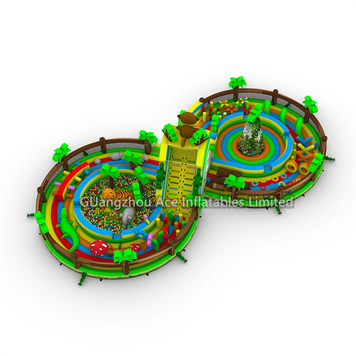 Monkey Jungle Combo Obstacle Course Playground
