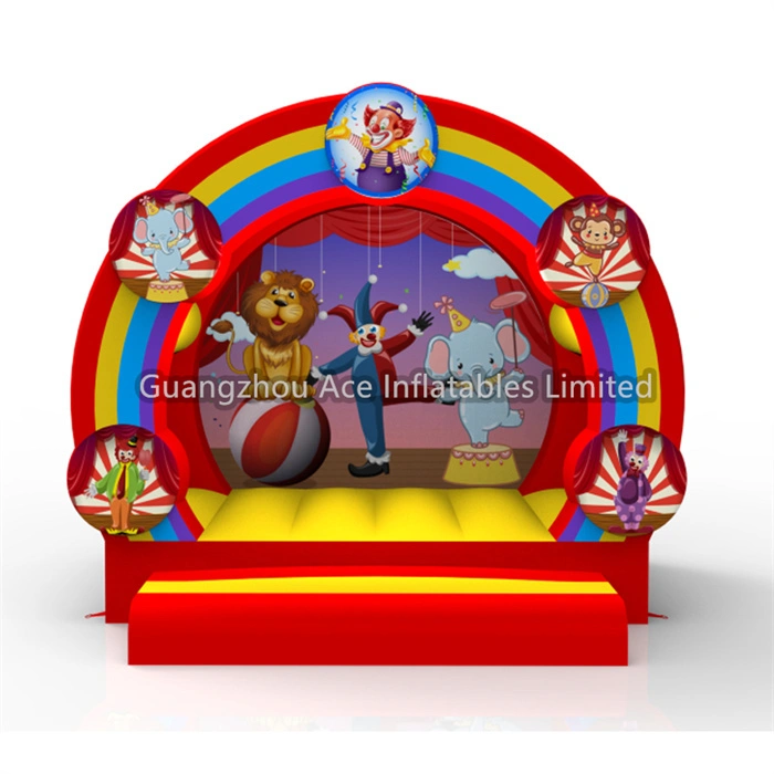 Proveedor al aire libre comercial de la gorila inflable de la casa de la despedida del payaso de circo 1