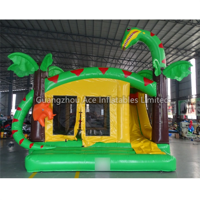 Snake Kids Inflatable Combo Bouncy Castle with Slide 1