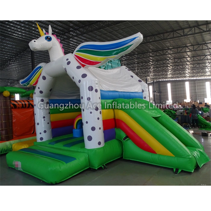 Unicorn Bounce House Combo with Slide - Fun for Kids! 1