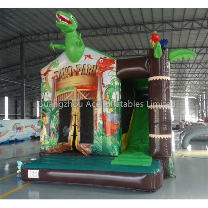 Commercial Inflatable Dinosaur Bouncy Castle & Slide Combo for Sale 1